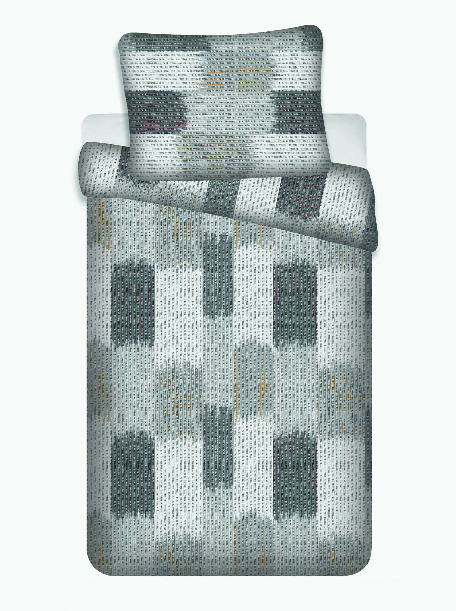 Sweet Home Dekbedovertrek Brush Strokes - 140 x 200 cm / 70 x 90 cm - Mousseline