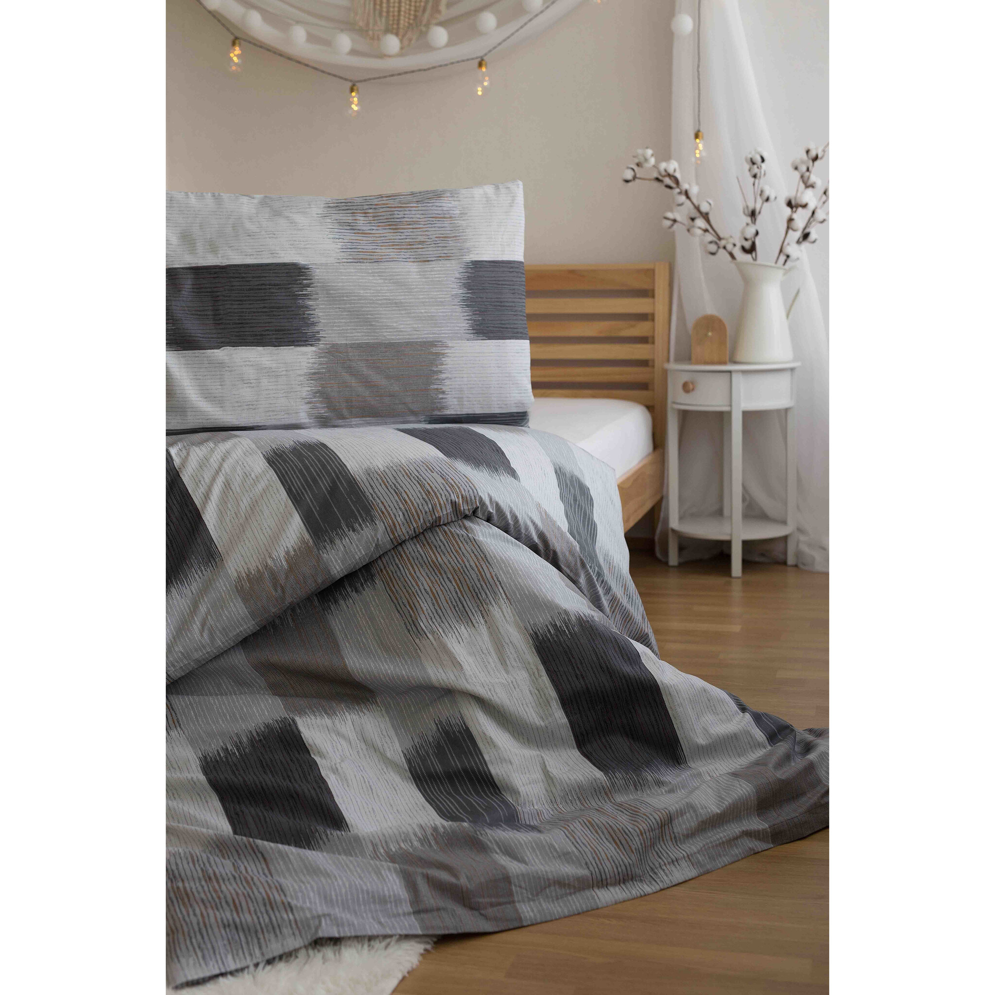 Sweet Home Dekbedovertrek Brush Strokes - 140 x 200 cm / 70 x 90 cm - Katoen
