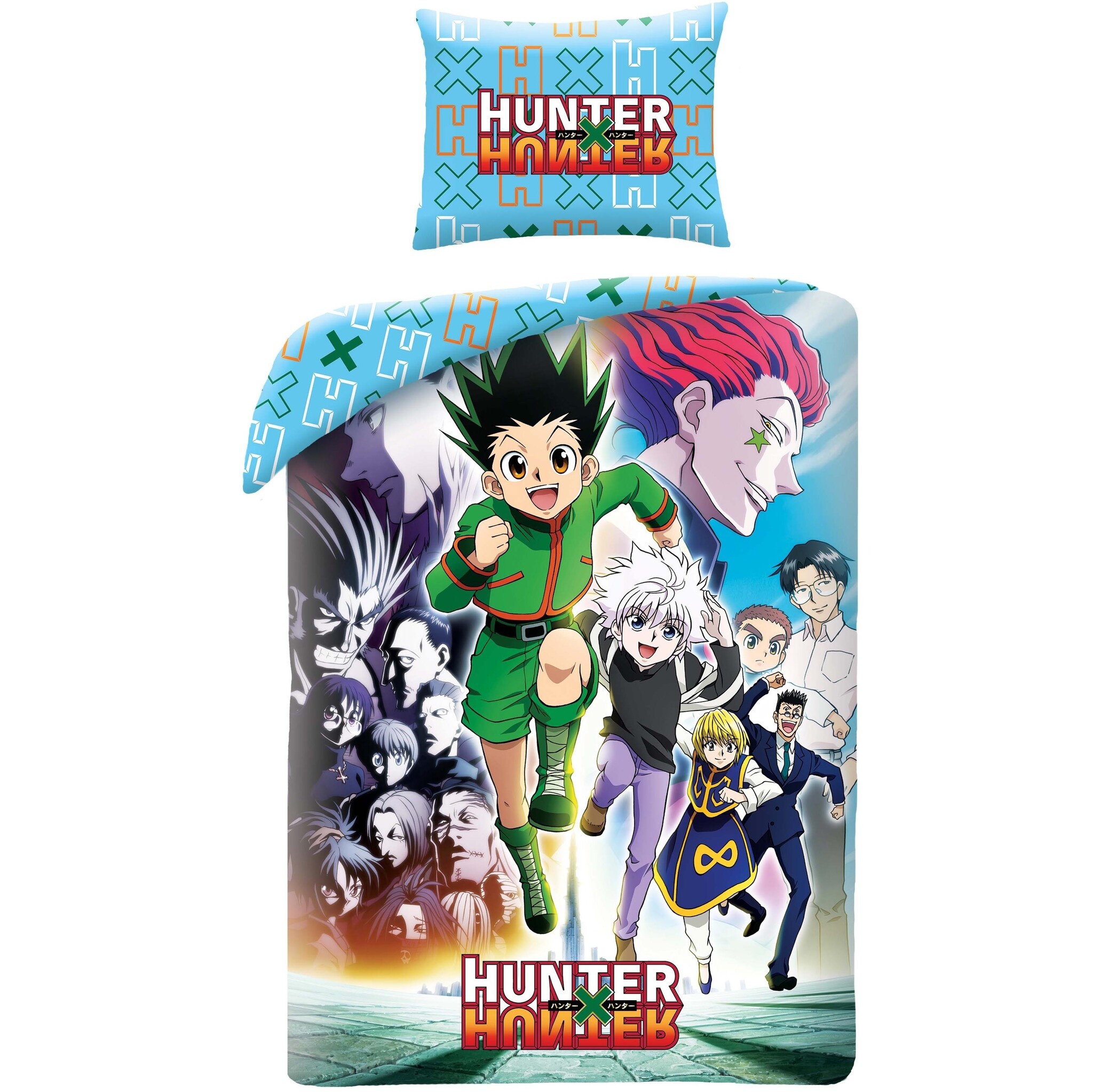 Hunter X Hunter Duvet cover, Hanta - 140 x 200 + 70 x 90 cm - Polyester