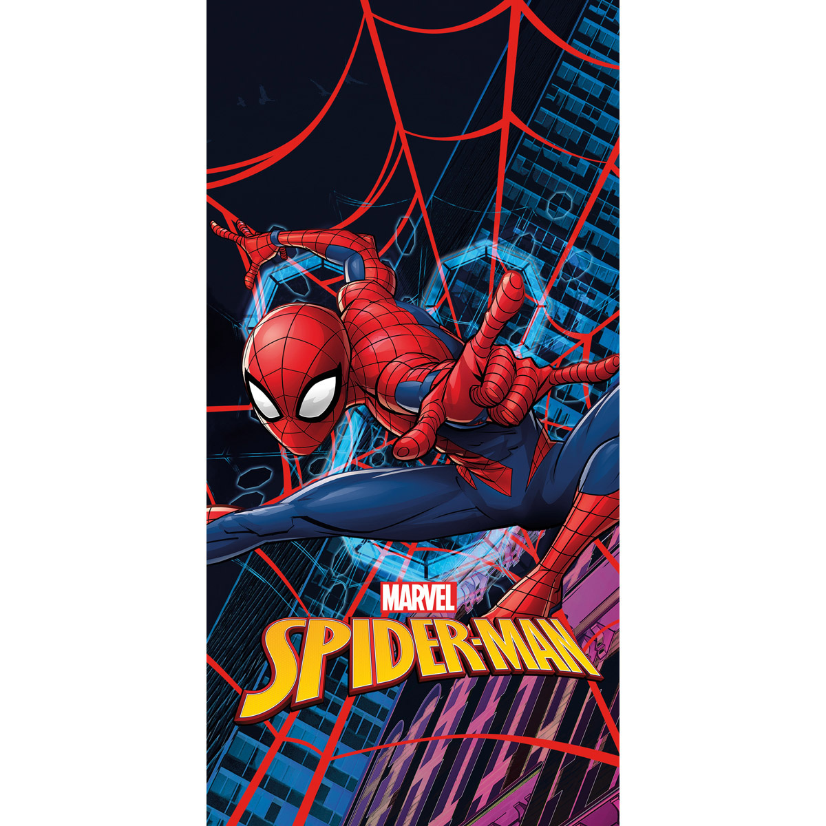 Spiderman Beach towel, Web Adventure - 70 x 140 cm - Cotton