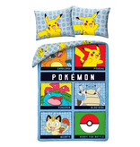 Pokemon Dekbedovertrek, Battle - 140 x 200 cm + 70 x 90 cm - Katoen