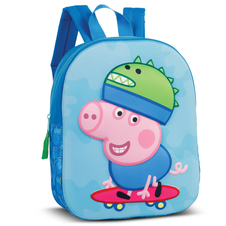 Peppa Pig Toddler backpack, Skate 3D - 32 x 25 x 6 cm - Polyester