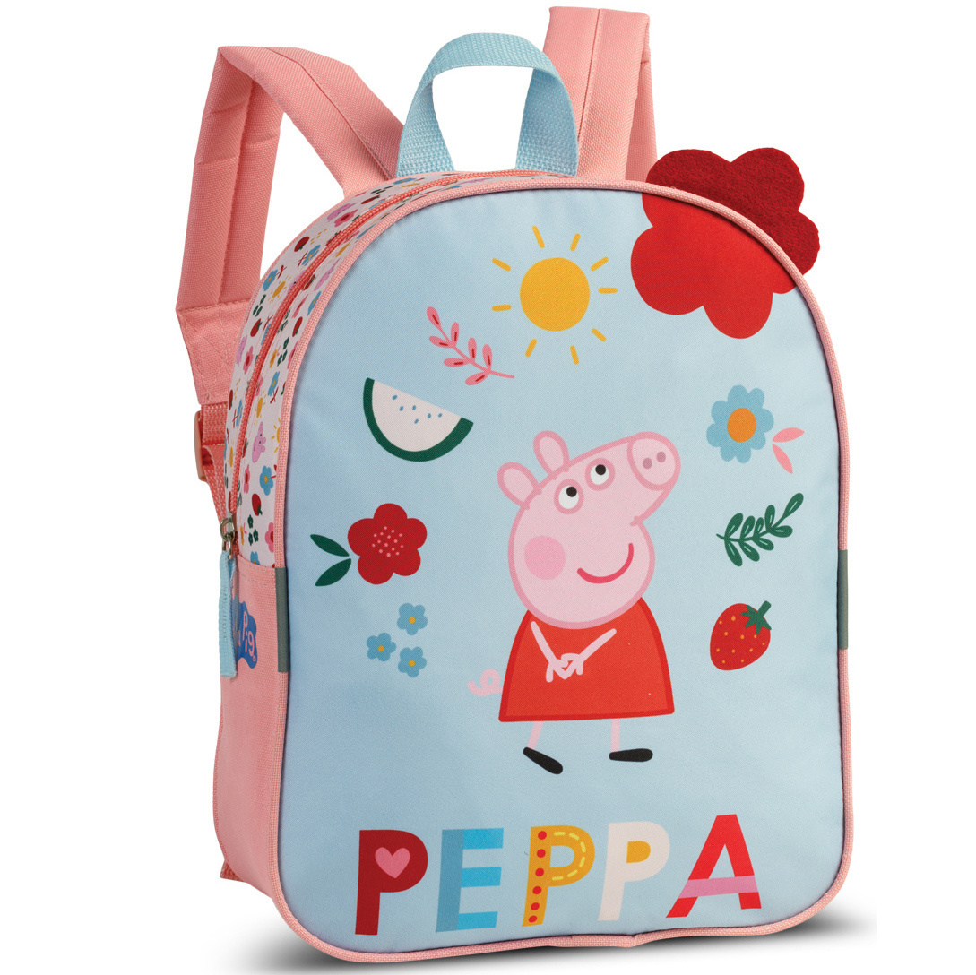 Peppa Pig Toddler backpack, Flowers - 29 x 23 x 10 cm - Polyester