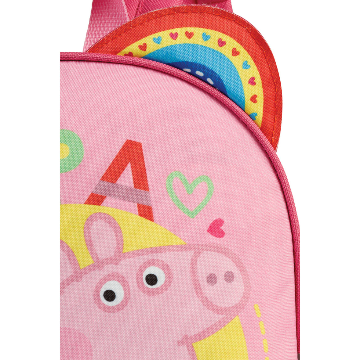 Peppa Pig Toddler backpack, Rainbow - 29 x 23 x 10 cm - Polyester