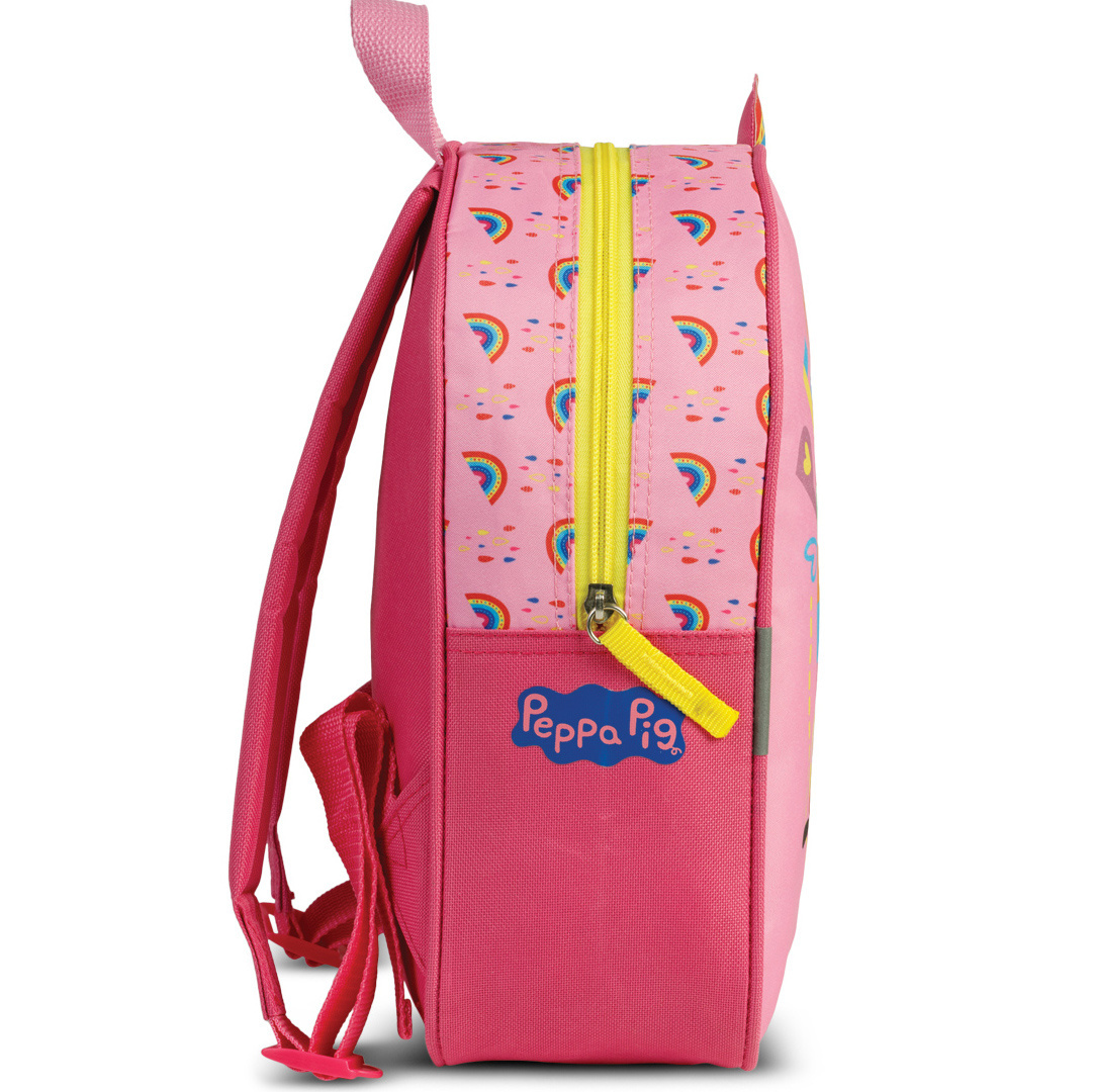 Peppa Pig Toddler backpack, Rainbow - 29 x 23 x 10 cm - Polyester