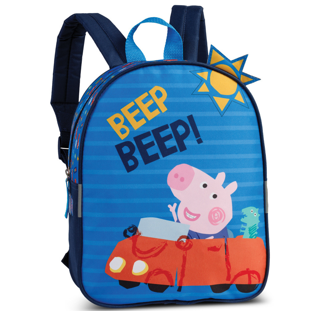 Peppa Pig Toddler backpack, Beep Beep - 29 x 23 x 10 cm - Polyester