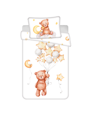 Sweet Home BABY Dekbedovertrek, Beer Ballon 135 x 100 + 40 x 60 cm Katoen
