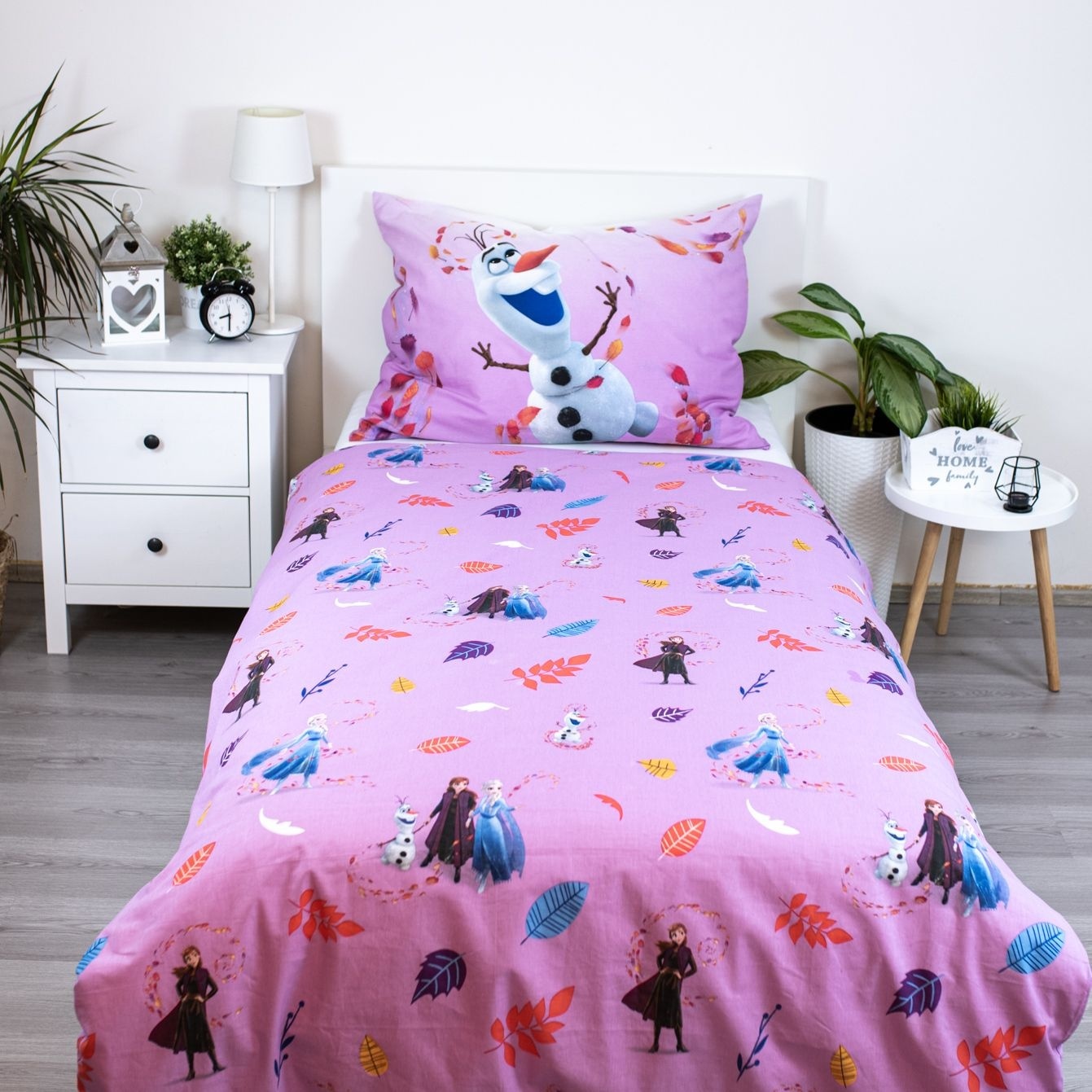 Disney Frozen Duvet cover, Magical Time - 140 x 200 + 60 x 80 cm - Cotton