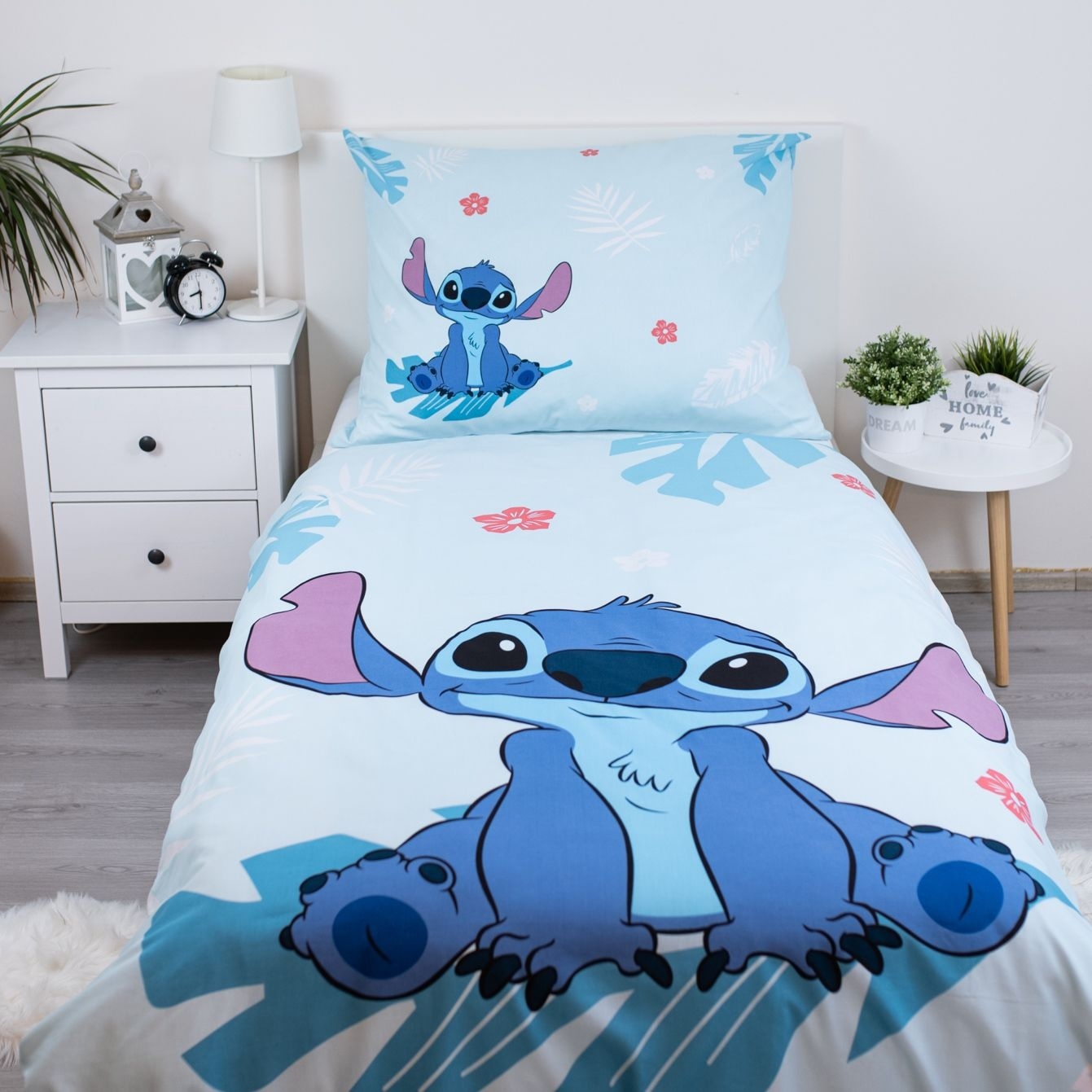 Disney Lilo & Stitch Dekbedovertrek, Summer Time - 140 x 200 + 70 x 90 cm - Katoen