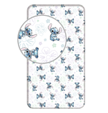 Disney Lilo & Stitch Hoeslaken Ohana - Eenpersoons - 90 x 200 cm - Katoen