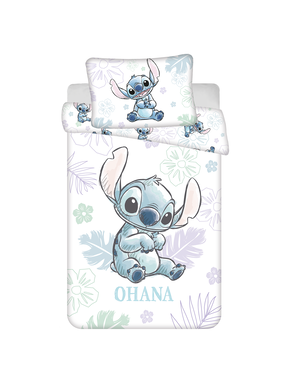 Disney Lilo & Stitch BABY Dekbedovertrek, Ohana 135 x 100 + 40 x 60 cm Katoen