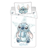 Disney Lilo & Stitch BABY Dekbedovertrek, White Star - 135 x 100 + 40 x 60 cm - Katoen