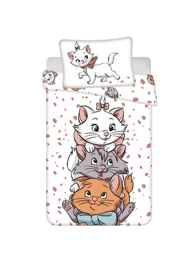 Disney Aristocats BABY Dekbedovertrek, Vriendjes 135 x 100 + 40 x 60 cm Katoen