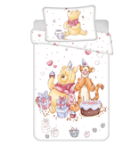 Disney Winnie the Pooh BABY Dekbedovertrek, Party - 135 x 100 + 40 x 60 cm - Katoen