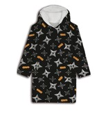 Naruto Hoodie Fleece Blanket, Star - Adult - One Size - Polyester