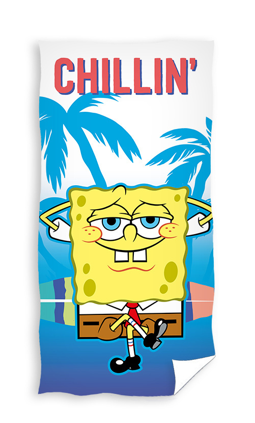 SpongeBob Beach towel, Chillin' - 70 x 140 cm - Cotton