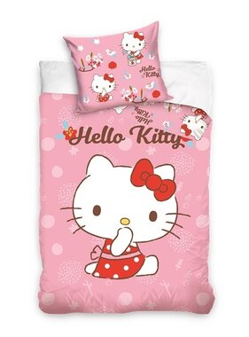Hello Kitty BABY dekbedovertrek Pink 100 x 135 cm Katoen
