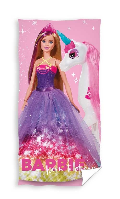 Barbie Beach towel, Born to Dream - 70 x 140 cm - Cotton