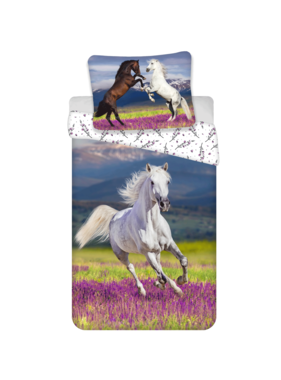 Sweet Home Duvet cover Horses 140 x 200 cm 70 x 90 cm Cotton