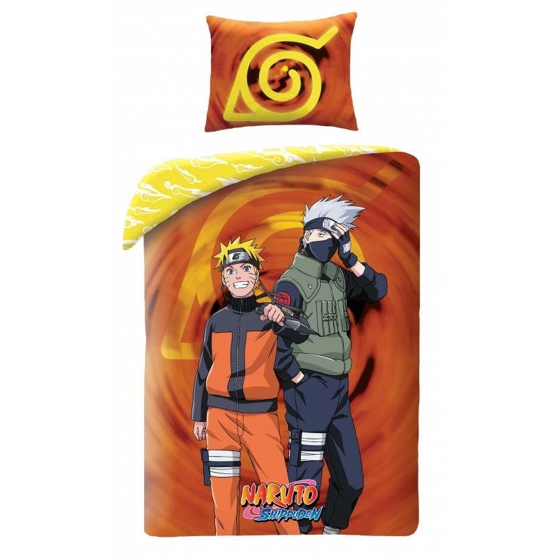 Naruto Duvet cover, Battle - 140 x 200 cm + 70 x 90 cm - Cotton
