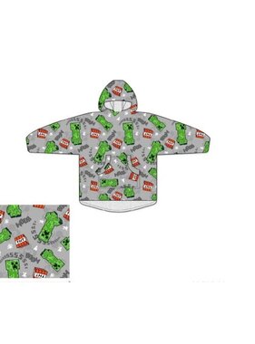 Minecraft Hoodie Fleece blanket Boom Child (7 - 14 years) Polyester