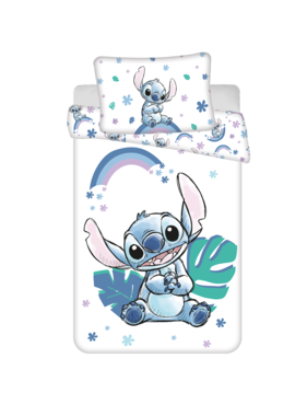 Disney Lilo & Stitch BABY Dekbedovertrek, Regenboog 135 x 100 + 40 x 60 cm Katoen