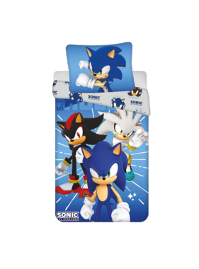 Sonic Duvet cover Shadow & Silver 140 x 200 cm / 70 x 90 cm Polyester