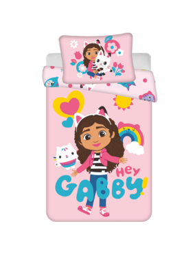 Gabby's poppenhuis BABY Dekbedovertrek, Regenboog 135 x 100 + 40 x 60 cm Katoen