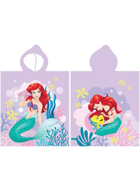 Disney De kleine Zeemeermin Poncho Friends 50 x 115 cm Cotton