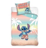Disney Lilo & Stitch Dekbedovertrek, Vacay Mode - Eenpersoons - 140 x 200 + 60 x 70 cm - Katoen
