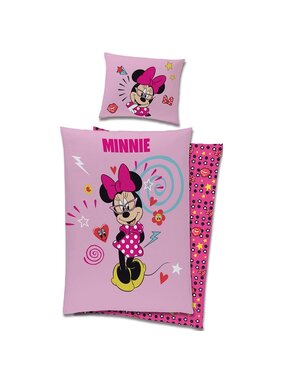 Disney Minnie Mouse Duvet cover Pretty Pink 140 x 200 cm / 60 x 70 cm Cotton