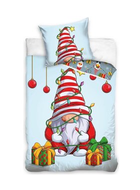 In Home Duvet cover Christmas Gnome 140 x 200 cm / 60 x 70 cm Cotton