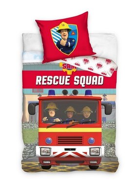 Brandweerman Sam Dekbedovertrek Rescue Squad 140 x 200 cm / 60 x 70 cm Katoen