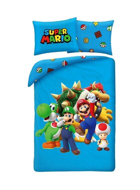 Super Mario Duvet cover Squad 140 x 200 cm + 70 x 90 cm Polyester