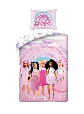 Barbie Duvet cover BFF 140 x 200 cm + 70 x 90 cm Polyester