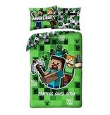 Minecraft Duvet cover, Crafting - Single - 140 x 200 + 70 x 90 cm - Polyester