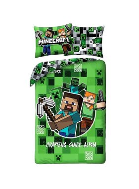 Minecraft Duvet cover Crafting 140 x 200 cm + 70 x 90 cm Polyester