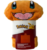 Pokemon Fleecedeken met capuchon, Charmander - 120 x 150 cm - Polyester