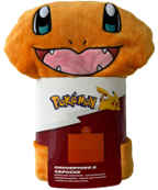 Pokemon Fleecedeken met capuchon, Charmander - 120 x 150 cm - Polyester