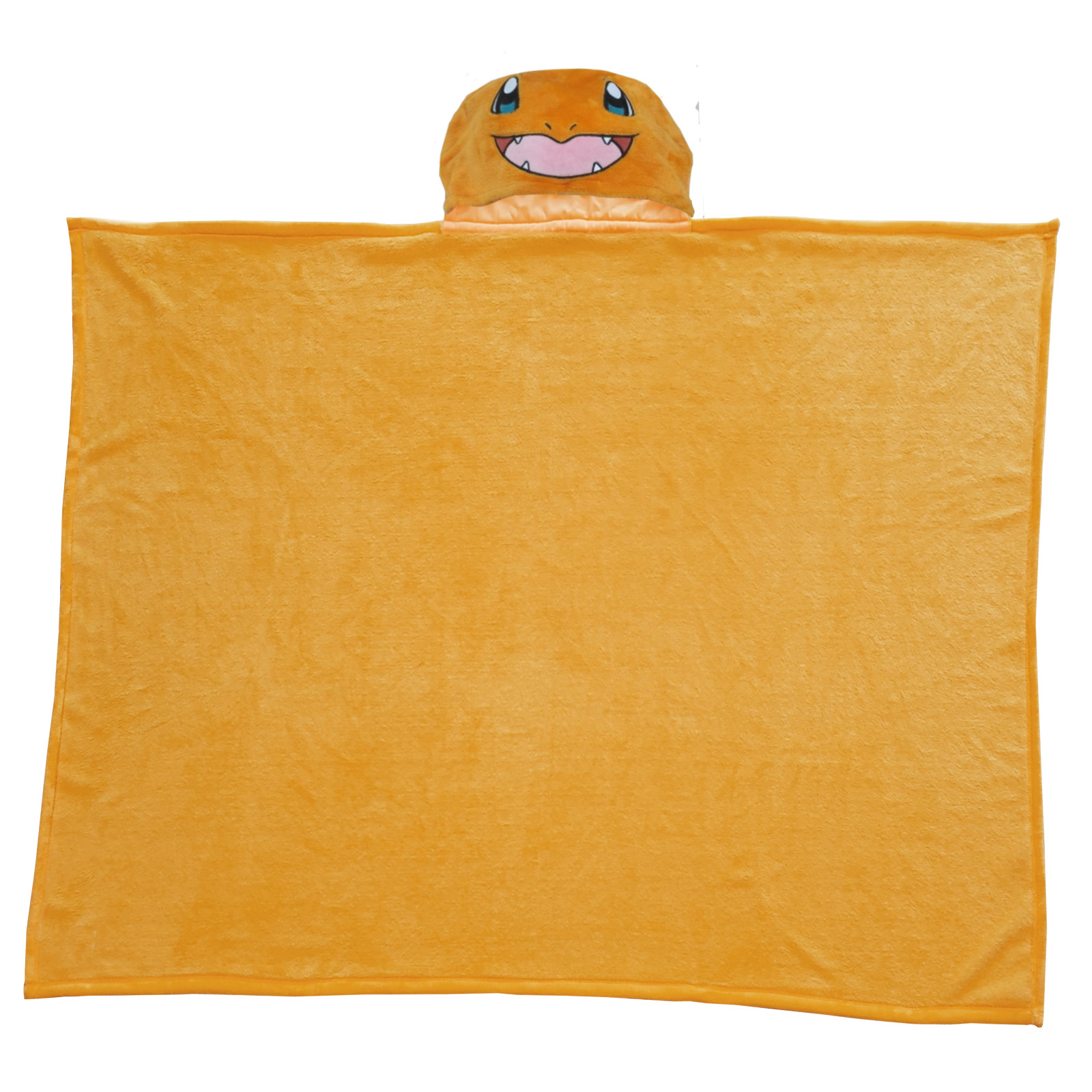 Pokemon Fleecedeken met capuchon, Charmander - 120 x 150 cm - Polyester
