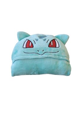 Pokemon Fleecedeken met capuchon bulbasaur - 120 x 150 cm
