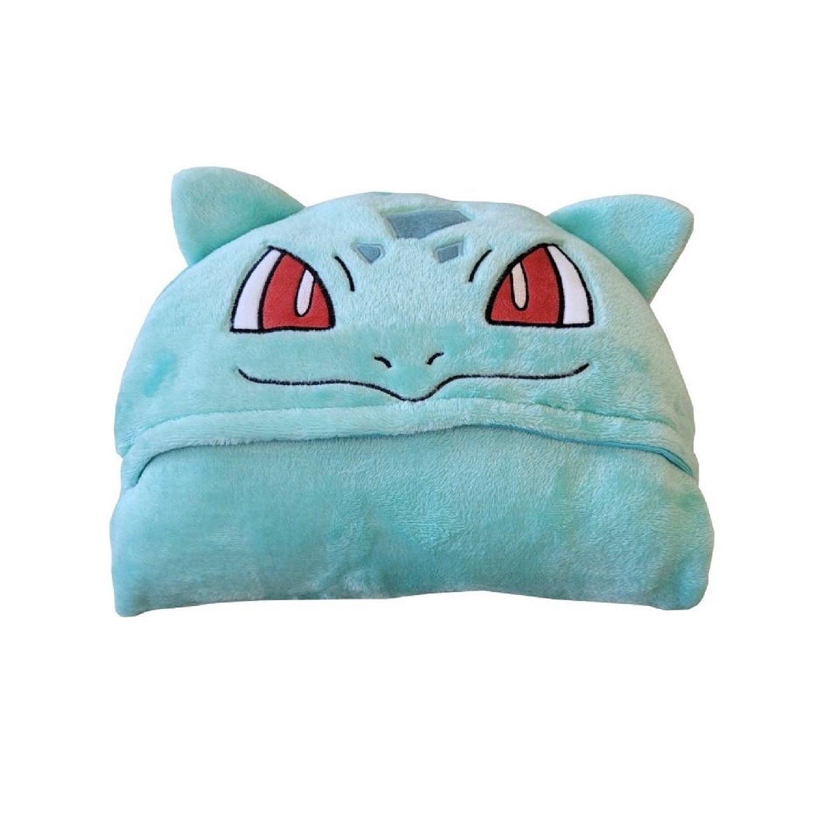 Pokemon Fleece blanket with hood bulbasaur - 120 x 150 cm