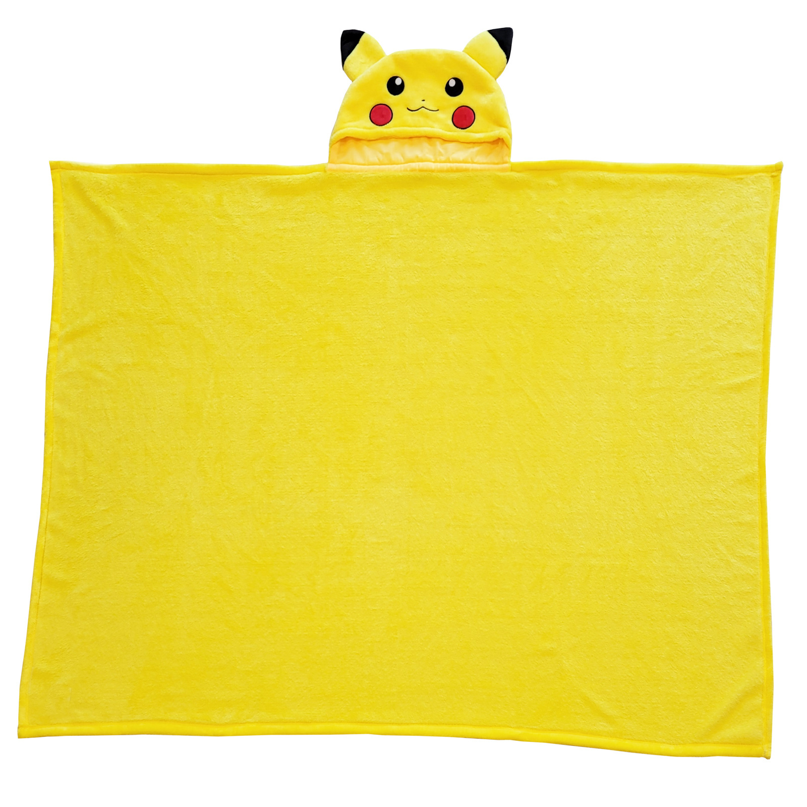 Pokemon Fleece blanket with hood Pikachu - 120 x 150 cm