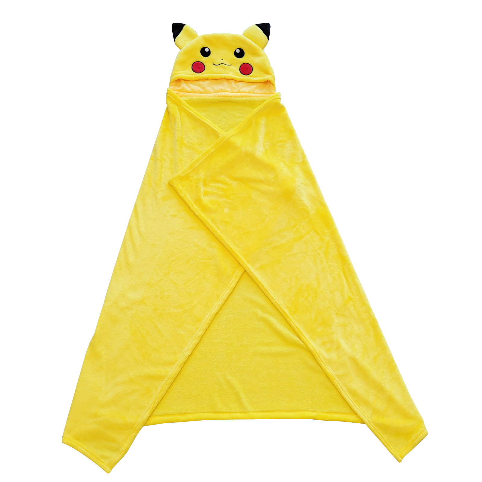 Pokemon Fleece blanket with hood Pikachu - 120 x 150 cm