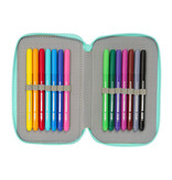 Disney Vaiana Gevuld Etui, Ocean Sisters - 36 stuks - 19,5 x 12,5 x 5,5 cm - Polyester