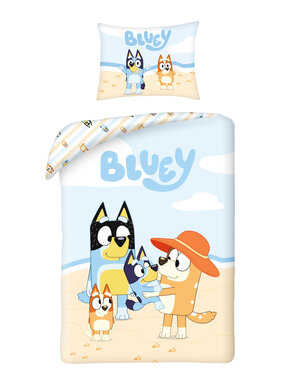Bluey Dekbedovertrek Beach Time 140 x 200 cm / 70 x 90 cm Katoen
