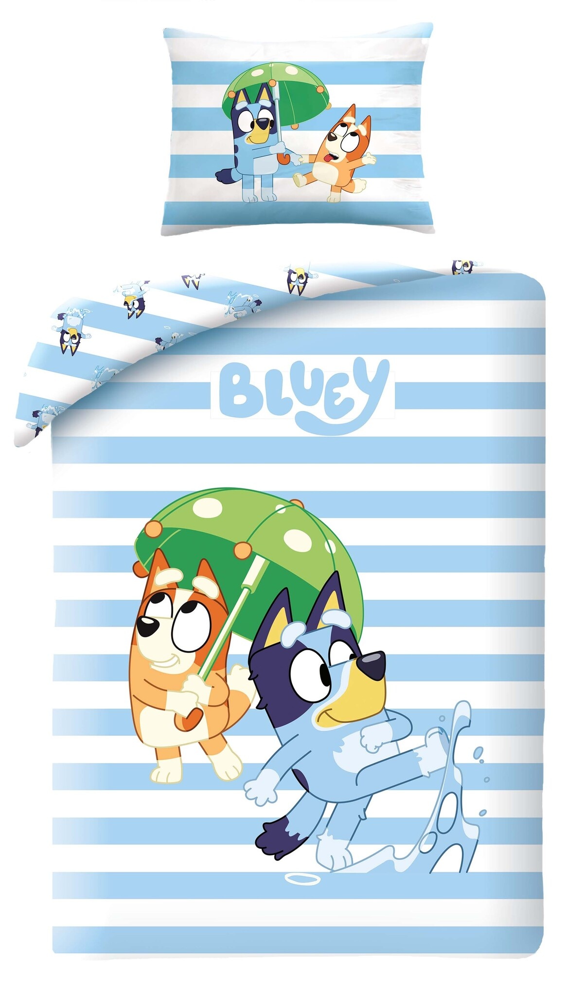 Bluey Duvet cover, Rain - Single - 140 x 200 cm / 70 x 90 cm - Cotton