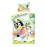 Bluey Duvet cover, Family Time - Single - 140 x 200 cm / 70 x 90 cm - Cotton