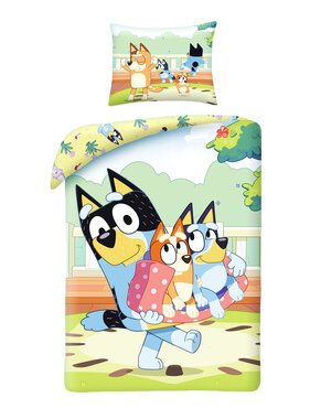 Bluey Duvet cover Family Time 140 x 200 cm / 70 x 90 cm Cotton