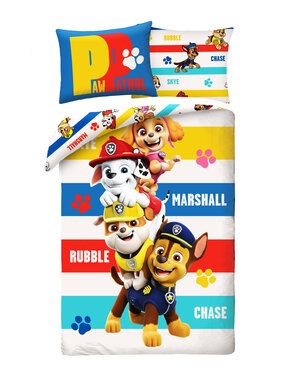 Paw Patrol Dekbedovertrek Team 140 x 200 cm / 70 x 90 cm Katoen